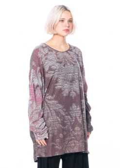 BARBARA BOLOGNA, Leichtes Shirt Aus Wollmix Mit Print