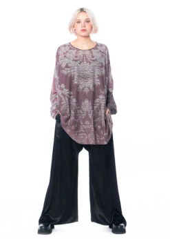 BARBARA BOLOGNA, Leichtes Shirt Aus Wollmix Mit Print -Kleider Geschaft jrs 101li os 7