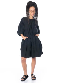 JNBY, Kurzer Jumpsuit Mit Taillierung In Schwarz -Kleider Geschaft jumpsuit001 6