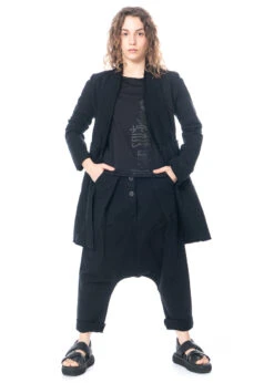 Studiob3, Basic Hose Mit Tiefem Schritt Kaspiaan 17 Studiob3, Basic Hose Mit Tiefem Schritt Kaspiaan -Kleider Geschaft kaspiaan black 36 38 7