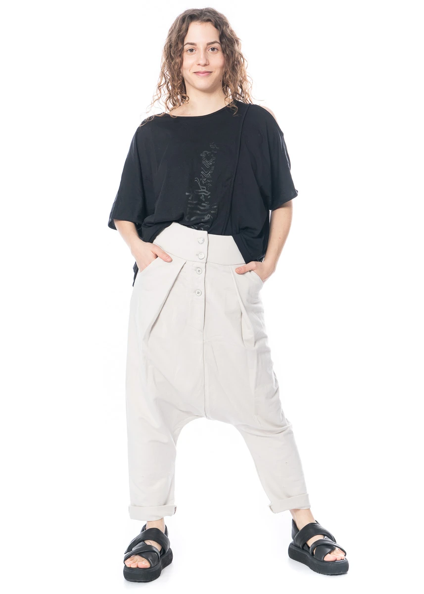 Studiob3, Basic Hose Mit Tiefem Schritt Kaspiaan 9 Studiob3, Basic Hose Mit Tiefem Schritt Kaspiaan – Bild 7