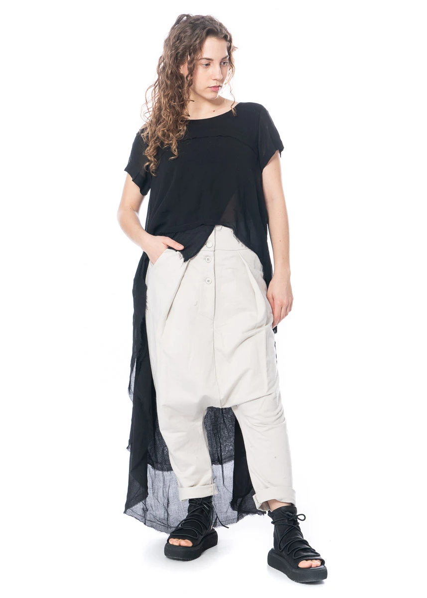 Studiob3, Basic Hose Mit Tiefem Schritt Kaspiaan 12 Studiob3, Basic Hose Mit Tiefem Schritt Kaspiaan – Bild 10