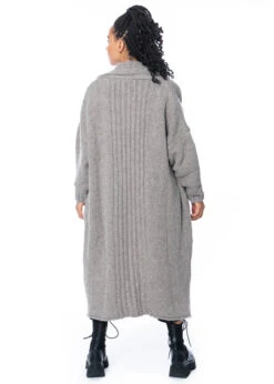 Studiob3, Maxistrickjacke Liodor -Kleider Geschaft liodor faded beige m 8