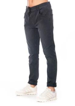 PLUSLAVIE PLÜ, A LONG JEANS Mit Kordelzug In Schwarz -Kleider Geschaft long jeans 1015 in s mit top 5016 10