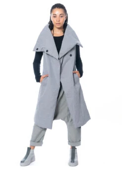 Studiob3, Pufferweste Lorana -Kleider Geschaft lorana grey m 4
