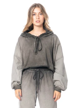 LA HAINE INSIDE US, Kurzer Pullover Mit Verwaschenem Farbverlauf 4V LW573 -Kleider Geschaft lw573 m