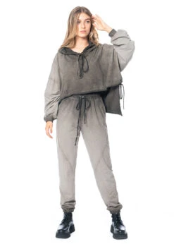 LA HAINE INSIDE US, Kurzer Pullover Mit Verwaschenem Farbverlauf 4V LW573 -Kleider Geschaft lw573 m 3