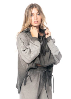 LA HAINE INSIDE US, Kurzer Pullover Mit Verwaschenem Farbverlauf 4V LW573 -Kleider Geschaft lw573 m 4