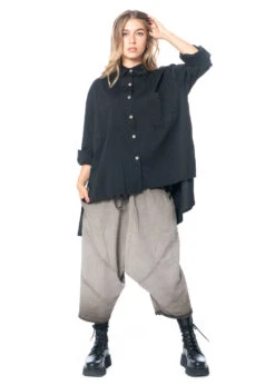 LA HAINE INSIDE US, Verkürzte Hose Mit Verwaschenem Farbverlauf 4V LW574