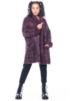 Fissore, Lange Und Edle Kaschmirjacke Mit Schalkragen -Kleider Geschaft marianne 3 2 1