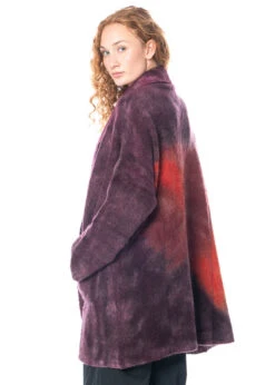 Fissore, Lange Und Edle Kaschmirjacke Mit Schalkragen