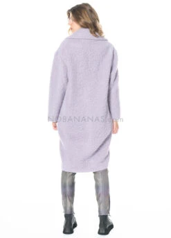 Annette Görtz, Oversized Mantel Masha Aus Alpaca-Woll-Mix -Kleider Geschaft masha lilac 5