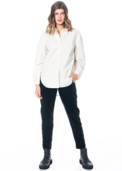 Annette Görtz, Lässige Kragenbluse Moyo Aus Bio-Baumwolle -Kleider Geschaft moyo