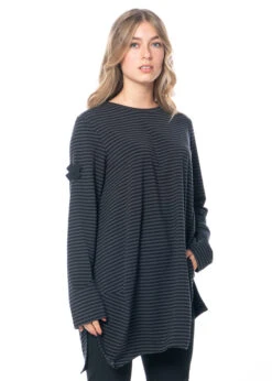 PLUSLAVIE PLÜ, Langärmeliges Tunikashirt N's SHIRT -Kleider Geschaft n s shirt 5035 6