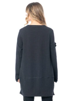 PLUSLAVIE PLÜ, Langärmeliges Tunikashirt N's SHIRT -Kleider Geschaft n s shirt 5035 7