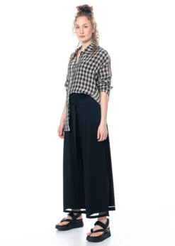 Annette Görtz, Oversize Hemdbluse Navy Aus Viskose -Kleider Geschaft navy gr. s 48 weave m. winto u. delta tong 2