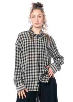 Annette Görtz, Oversize Hemdbluse Navy Aus Viskose -Kleider Geschaft navy gr. s 48 weave m. winto u. delta tong