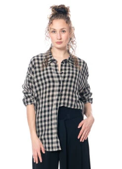 Annette Görtz, Oversize Hemdbluse Navy Aus Viskose -Kleider Geschaft navy gr. s 48 weave m. winto u. delta tong 3