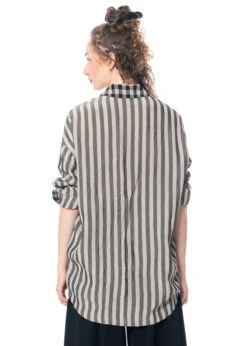 Annette Görtz, Oversize Hemdbluse Navy Aus Viskose -Kleider Geschaft navy gr. s 48 weave m. winto u. delta tong 4