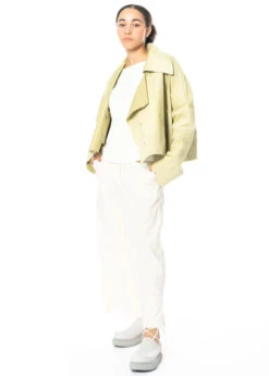 Annette Görtz, Luxuriöse Kalbslederjacke Ole Mit Reverskragen -Kleider Geschaft ole 3 1