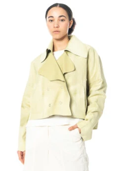 Annette Görtz, Luxuriöse Kalbslederjacke Ole Mit Reverskragen -Kleider Geschaft ole 6 1