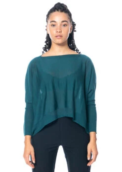 Knit Knit, Abgerundeter Langer Pullover -Kleider Geschaft ottanio m f58