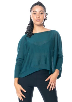 Knit Knit, Abgerundeter Langer Pullover -Kleider Geschaft ottanio m f58 6