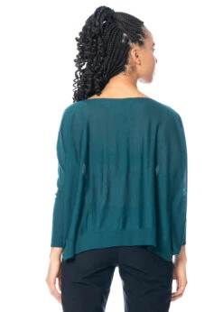 Knit Knit, Abgerundeter Langer Pullover -Kleider Geschaft ottanio m f58 9