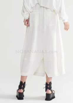 SYMETRIA, Lässige Hose Mit Tiefem Schritt -Kleider Geschaft ozone panti 4