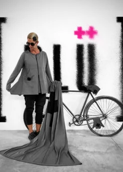 PLUSLAVIE PLÜ, Mantel B LONG -Kleider Geschaft pl 3