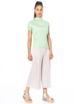 PLEATS PLEASE ISSEY MIYAKE, Schmales Oberteil WHISTLE In Lemon Yellow -Kleider Geschaft pp26jk721 54 3