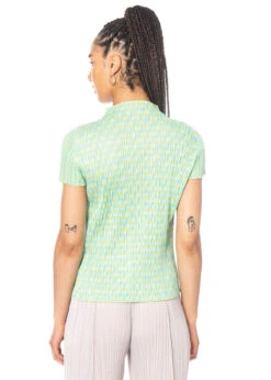 PLEATS PLEASE ISSEY MIYAKE, Schmales Oberteil WHISTLE In Lemon Yellow -Kleider Geschaft pp26jk721 54 hover