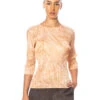 PLEATS PLEASE ISSEY MIYAKE, Halblanges Oberteil BREEZE In Light Beige -Kleider Geschaft pp26jk73beige close up