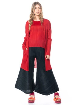 PLEATS PLEASE ISSEY MIYAKE, Mantel BASICS 3 -Kleider Geschaft pp28ja806 m. pp36jf385 2