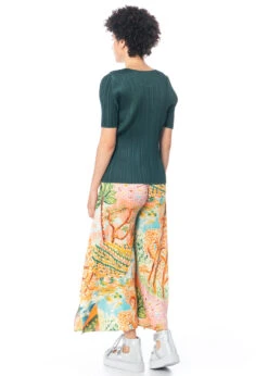 PLEATS PLEASE ISSEY MIYAKE, Hose PROMENADE Orange -Kleider Geschaft pp36jf705 gr. 3 0 32kg m. pp28jk803 5