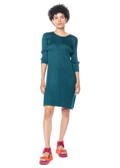PLEATS PLEASE ISSEY MIYAKE, Tunikakleid WALK -Kleider Geschaft pp36jt461 03 3