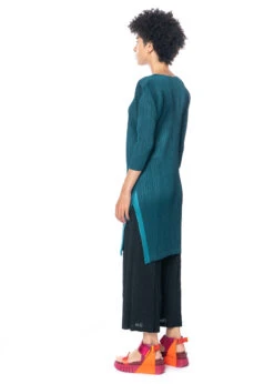 PLEATS PLEASE ISSEY MIYAKE, Tunikakleid WALK -Kleider Geschaft pp36jt461 03 7