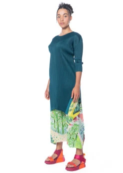 PLEATS PLEASE ISSEY MIYAKE, Tunikakleid WALK -Kleider Geschaft pp36jt461 neu 3