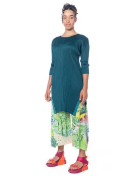 PLEATS PLEASE ISSEY MIYAKE, Tunikakleid WALK -Kleider Geschaft pp36jt461 neu 4