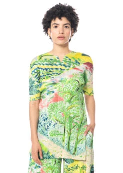 PLEATS PLEASE ISSEY MIYAKE, Kleid PROMENADE -Kleider Geschaft pp36jt702 gr. 3 mit pp36jf385 3