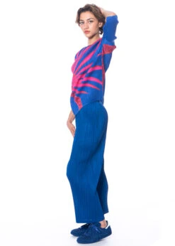 PLEATS PLEASE ISSEY MIYAKE, Shirt Mit Halblangem Arm ICE DESERT -Kleider Geschaft pp38jk681 4