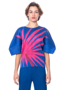 PLEATS PLEASE ISSEY MIYAKE, Shirt Mit Mittellangen Ärmeln ICE DESERT -Kleider Geschaft pp38jk682