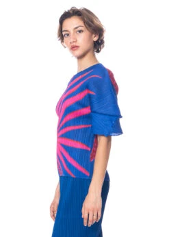 PLEATS PLEASE ISSEY MIYAKE, Shirt Mit Mittellangen Ärmeln ICE DESERT -Kleider Geschaft pp38jk682 5