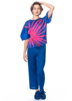 PLEATS PLEASE ISSEY MIYAKE, Shirt Mit Mittellangen Ärmeln ICE DESERT