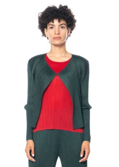 PLEATS PLEASE ISSEY MIYAKE, Lässiger Cardigan JULY
