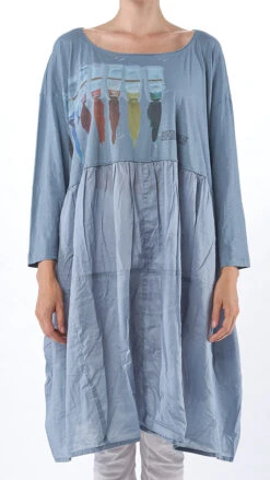 RUNDHOLZ  BLACK  LABEL, Kleid In Einheitsgröße Aus Baumwollmix Mit Print 1233370940 -Kleider Geschaft rundholz black label 1233370940 1 1