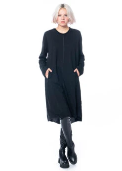 Studiob3, Kleid Mit Schwarzem Druck Auf Der Rückseite Savara -Kleider Geschaft savara 40 42 black 5