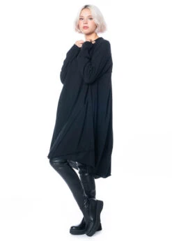 Studiob3, Kleid Mit Schwarzem Druck Auf Der Rückseite Savara -Kleider Geschaft savara 40 42 black 6