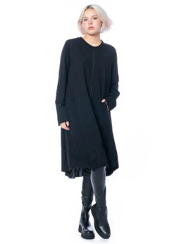 Studiob3, Kleid Mit Schwarzem Druck Auf Der Rückseite Savara -Kleider Geschaft savara 40 42 black 8