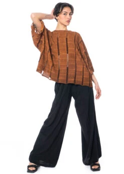 Serien° Umerica, Luftiger Oversized Strickpullover In Zenzero -Kleider Geschaft ser1265 os zenzero mit sn305 4